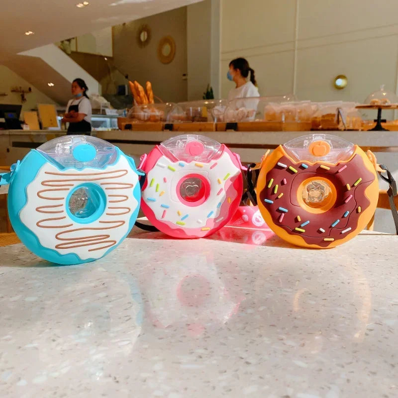 BPA FREE 380ml Cute Donut Water Bottle