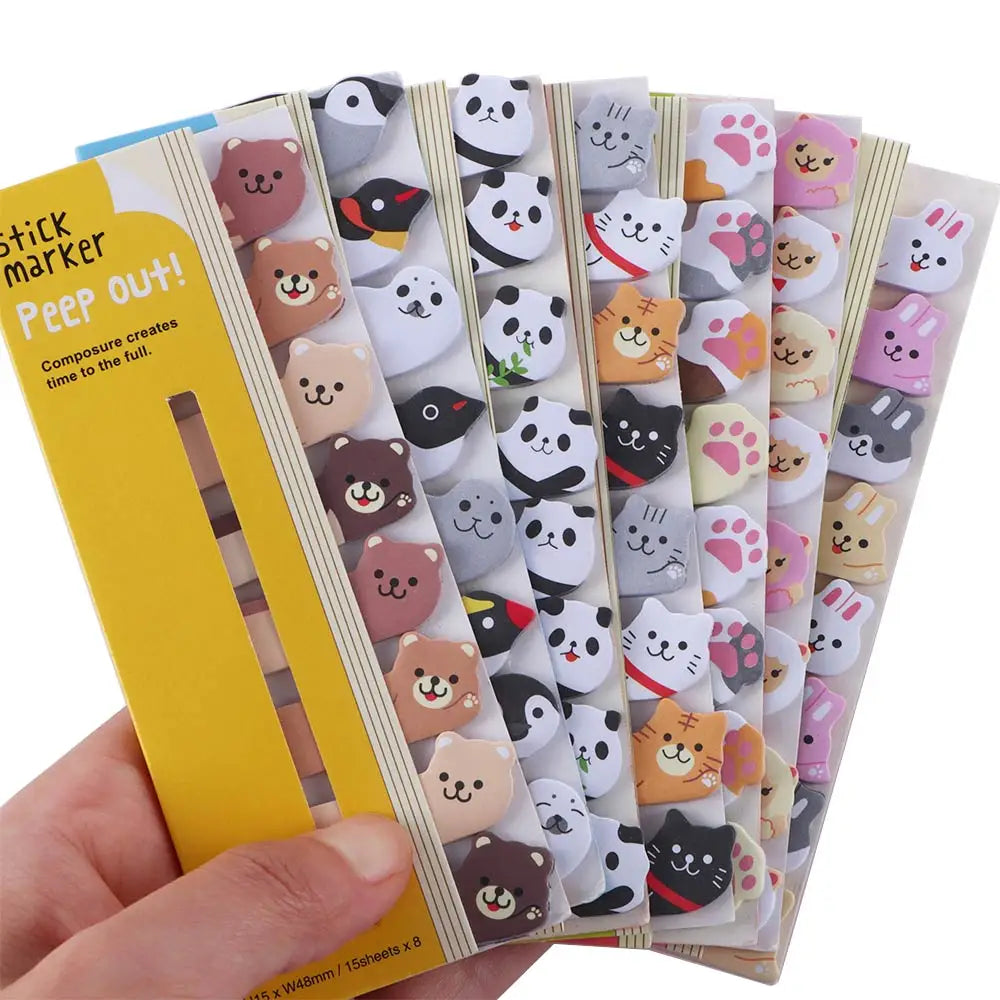 Penguin Cat Panda Memo Pads Sticky Notes