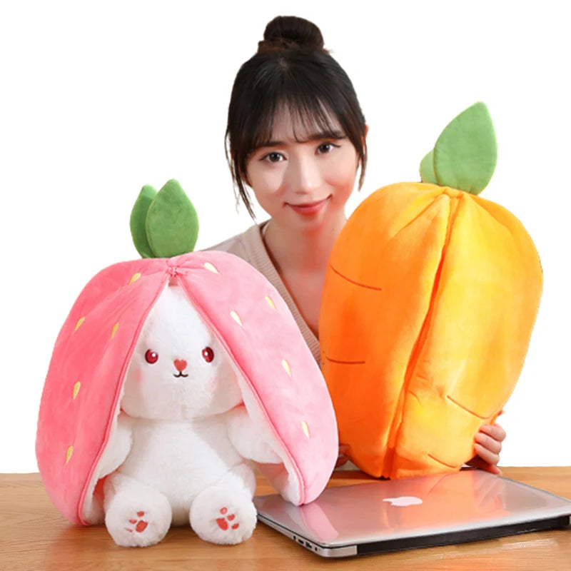 Strawberry Carrot Rabbit Plush Toys