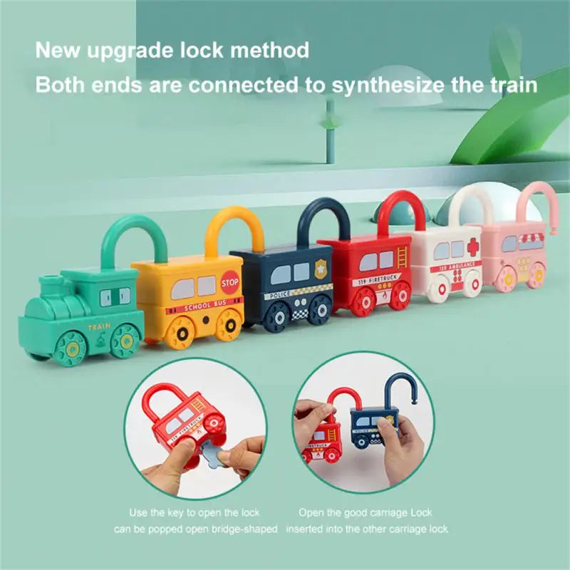 Baby Learning Lock With Key Car