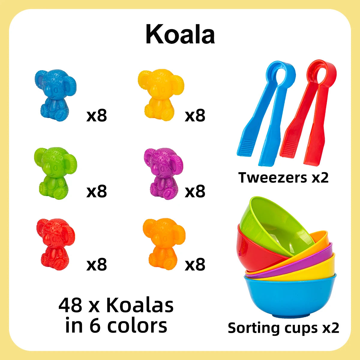 Counting and Sorting Animal Toys