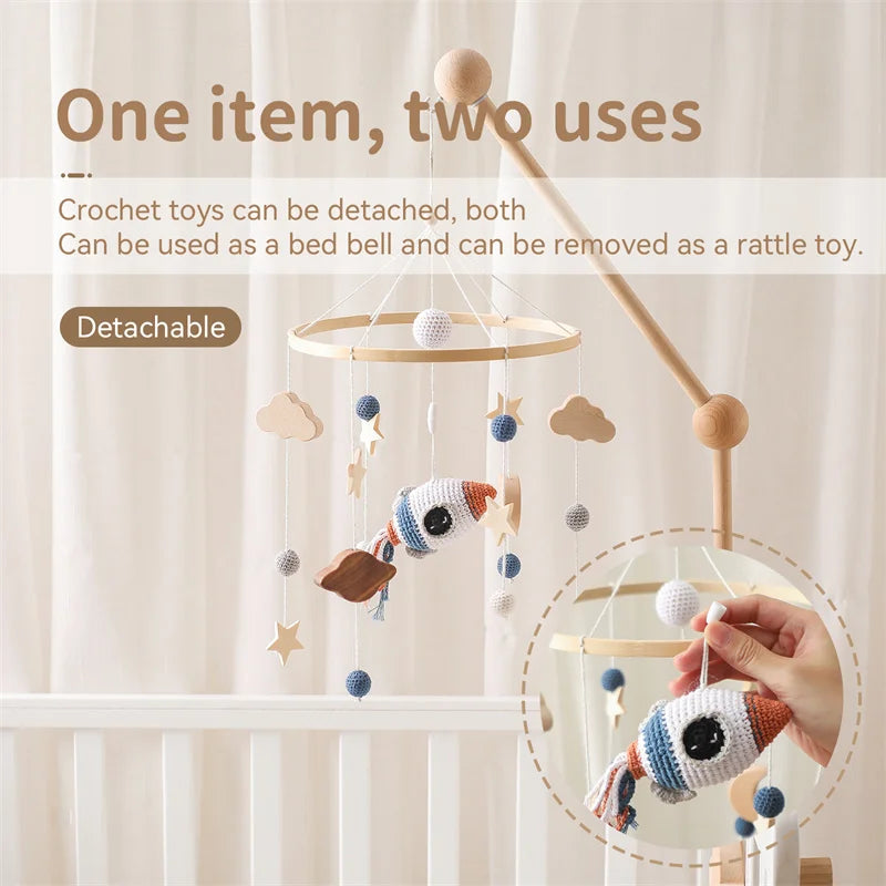 Newborn Music Holder Bracket Infant Crib Toy