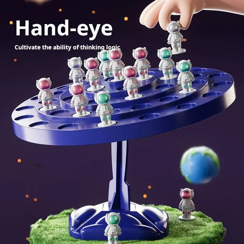 Puzzle Balance Tree Folding Space Man Board Game