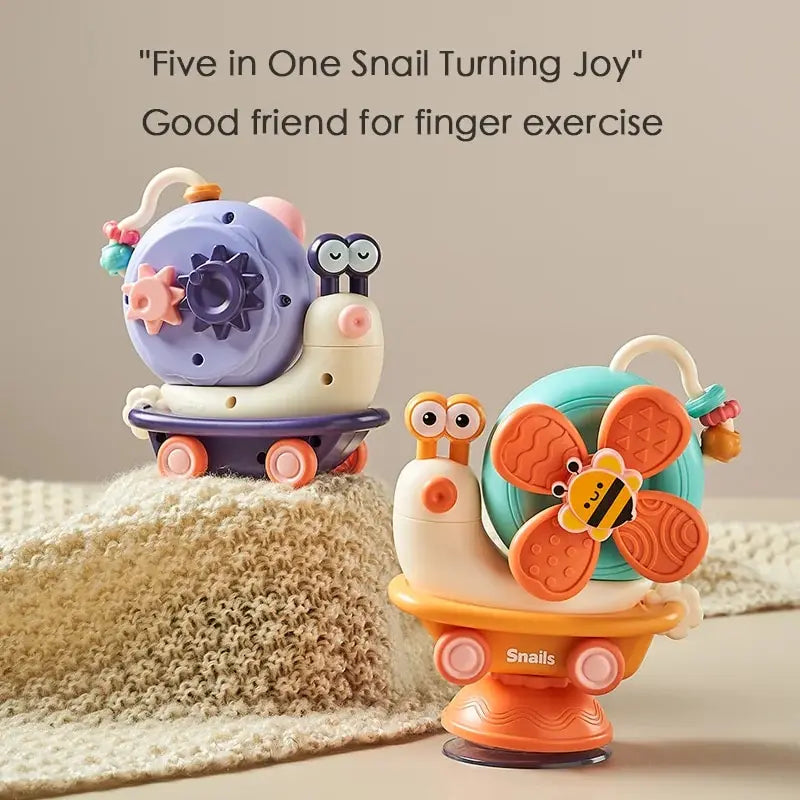 Windmill Snail Suction Cup Animal Detachable Fidget Spinner