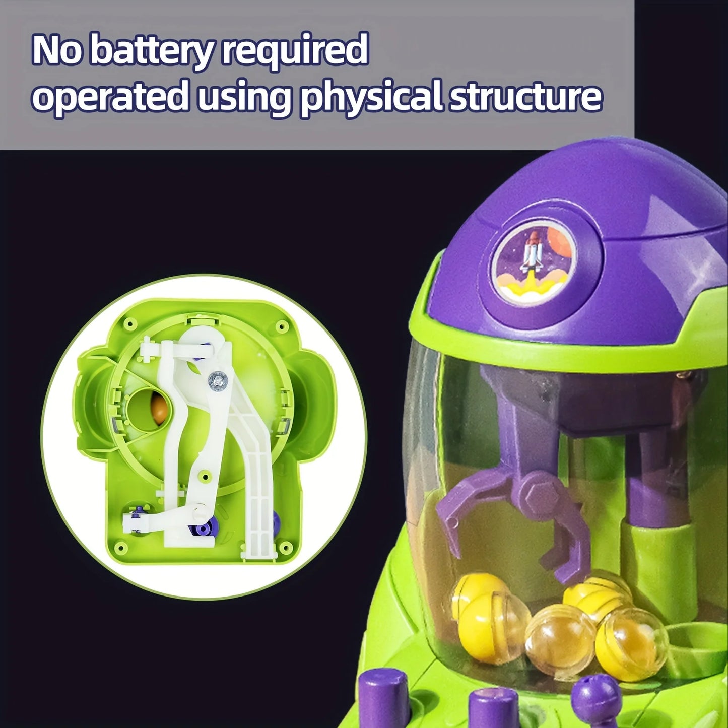 Space Rocket Claw Machine