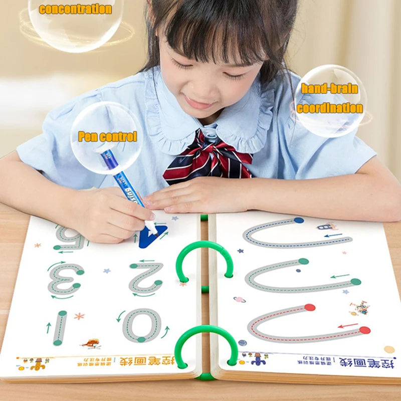 Children Montessori Drawing Toy Pen 136Page