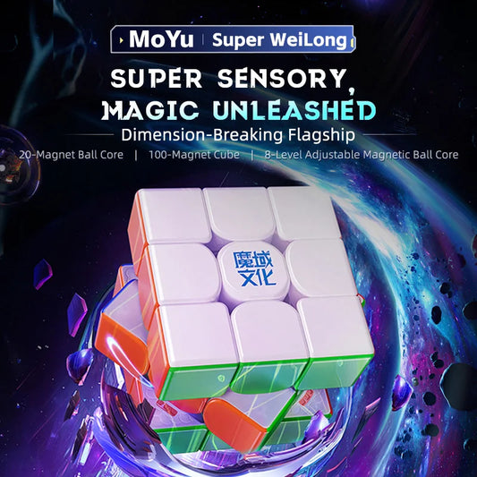 MOYU Super WEILONG Magnetic / Maglev Ball Core Magic Cube UV 3x3