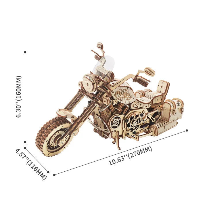 Robotime ROKR Cruiser Motorcycle LK504 3D Wooden Puzzle